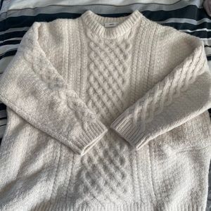 Mango Cable oversized sweater